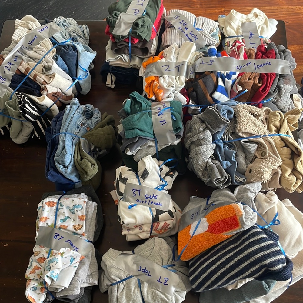 Bundles of 2T-3T tops and bottoms of all sorts